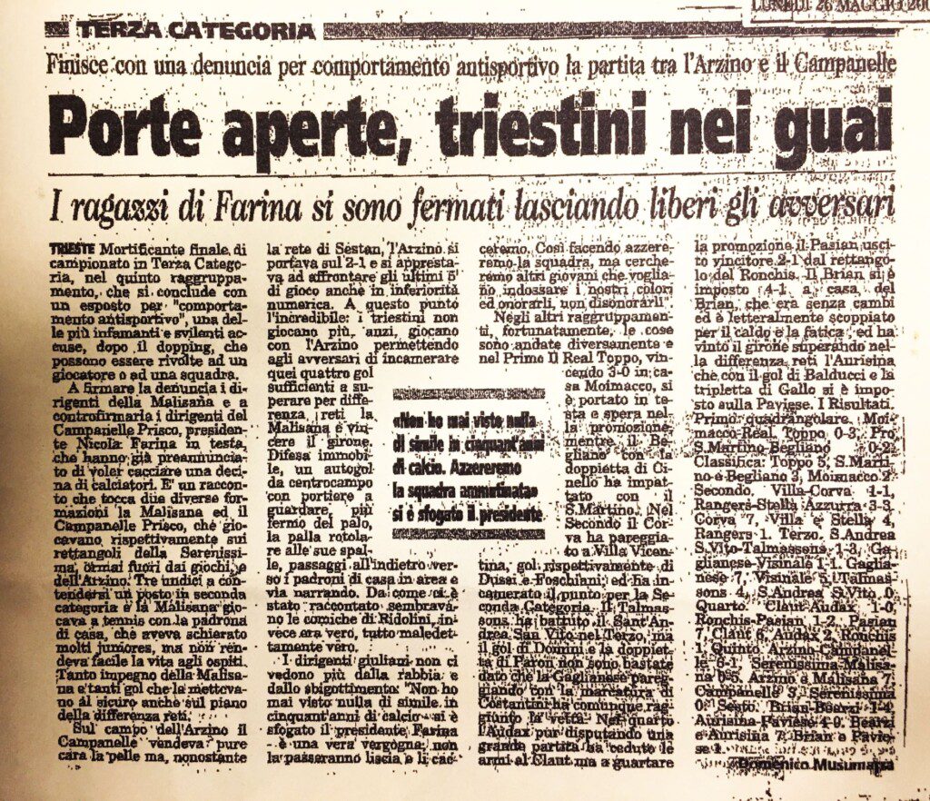 Articolo Arzino-Campanelle