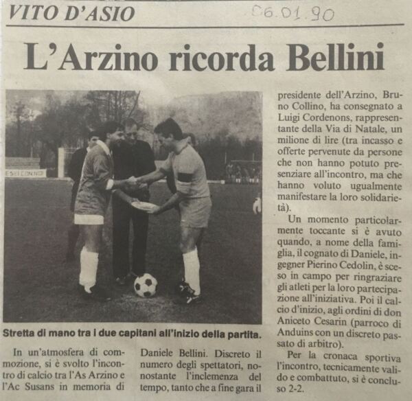 Messaggero veneto - primo memorial bellini