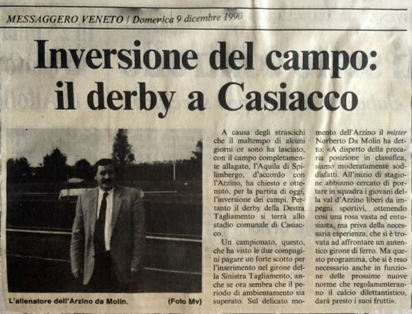 Messagero veneto - inversione di campo+