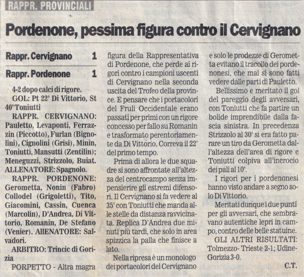 Cervignano-pordenone