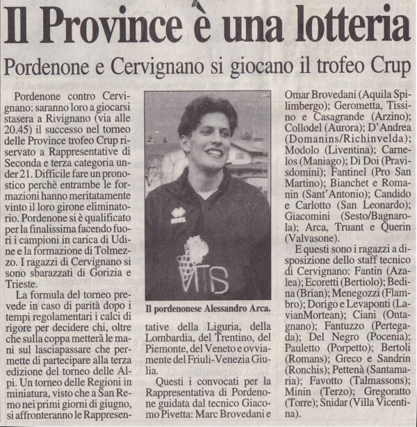 Messaggero veneto 10.05.2000