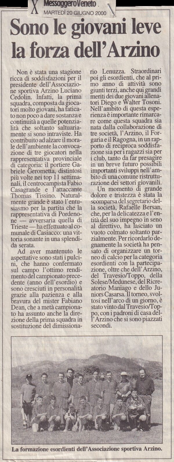 Settore giovanile