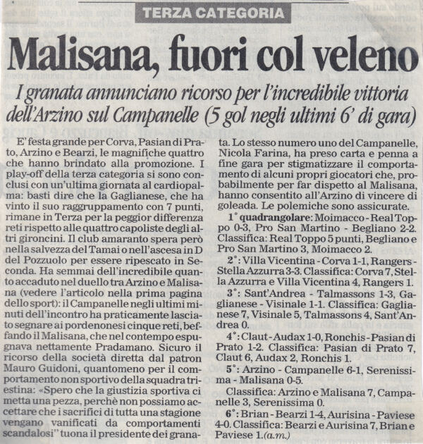 Messaggero veneto 26.05.2003 (2)