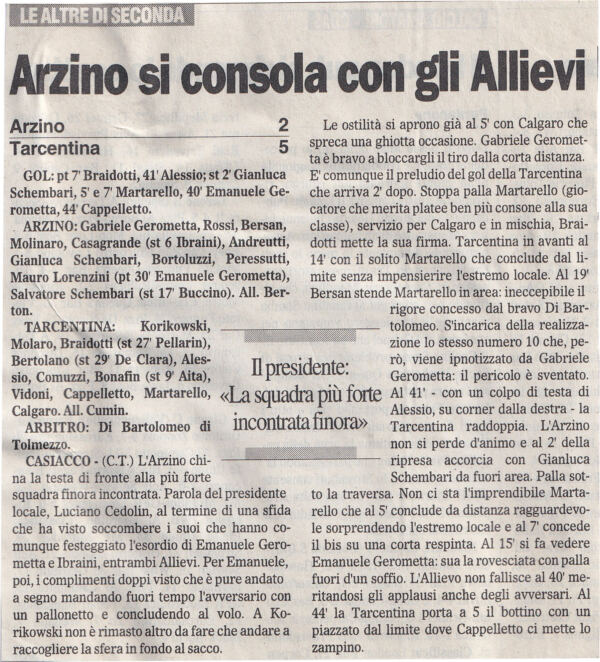 Arzino-tarcentina