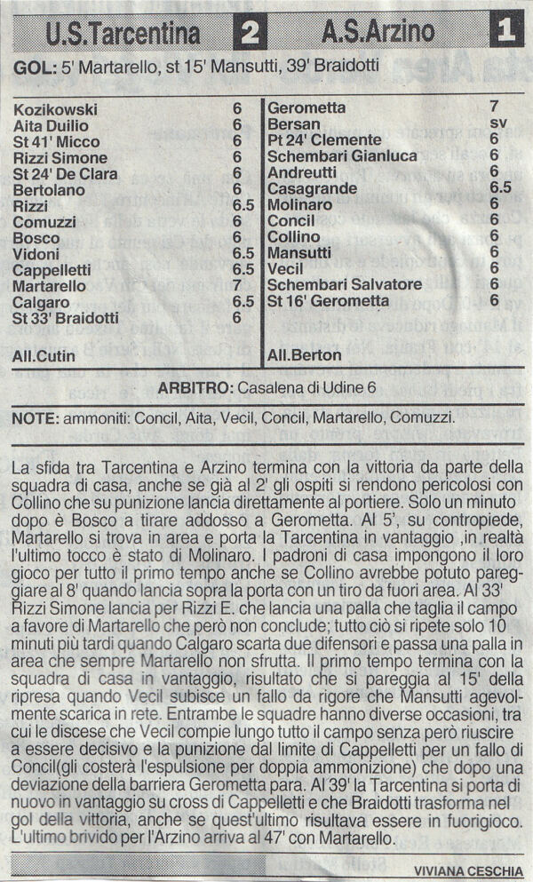 Tarcentina-arzino