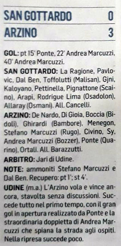 Partita arzino