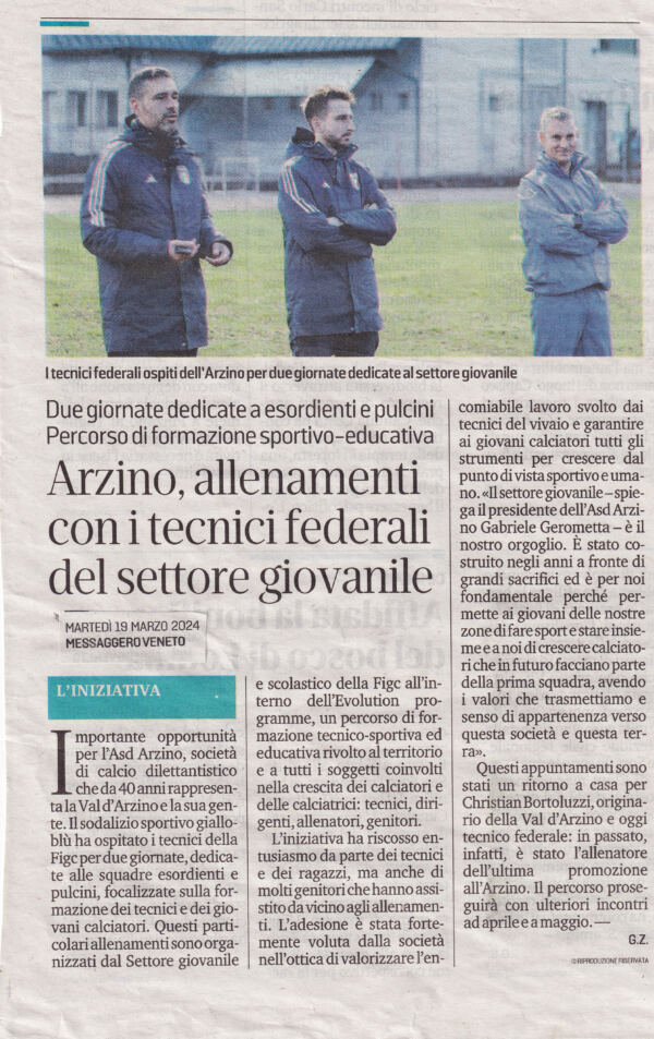 - settore giovanile