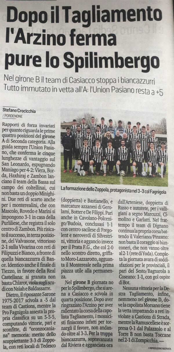 2024 - l'arzino ferma lo spilimbergo