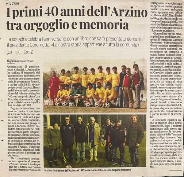 Messaggero veneto 28.08.2025 - presentazione libro